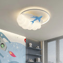 Modern LED aeroplane chandelier for children