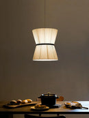 Wabi Sabi fabric chandelier for modern interior decor