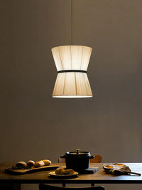 Wabi Sabi fabric chandelier for modern interior decor