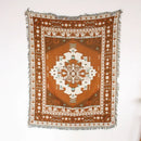 Pastoral style scenic throw for sofa and living room
