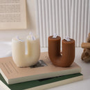 U-shaped scented candles decorative guest gift set