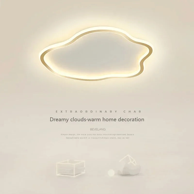 Creative cloud-shaped LED ceiling light nordic decorative design - vue 3 sur 18