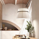 Modern Chinese fabric chandelier for elegant interior decor