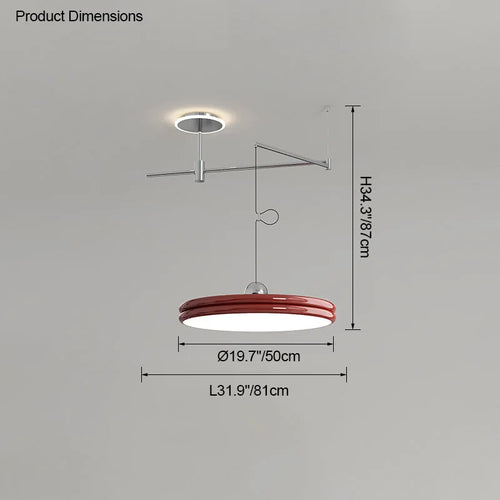 Modern table lamp for reading and dining - vue 24 sur 24