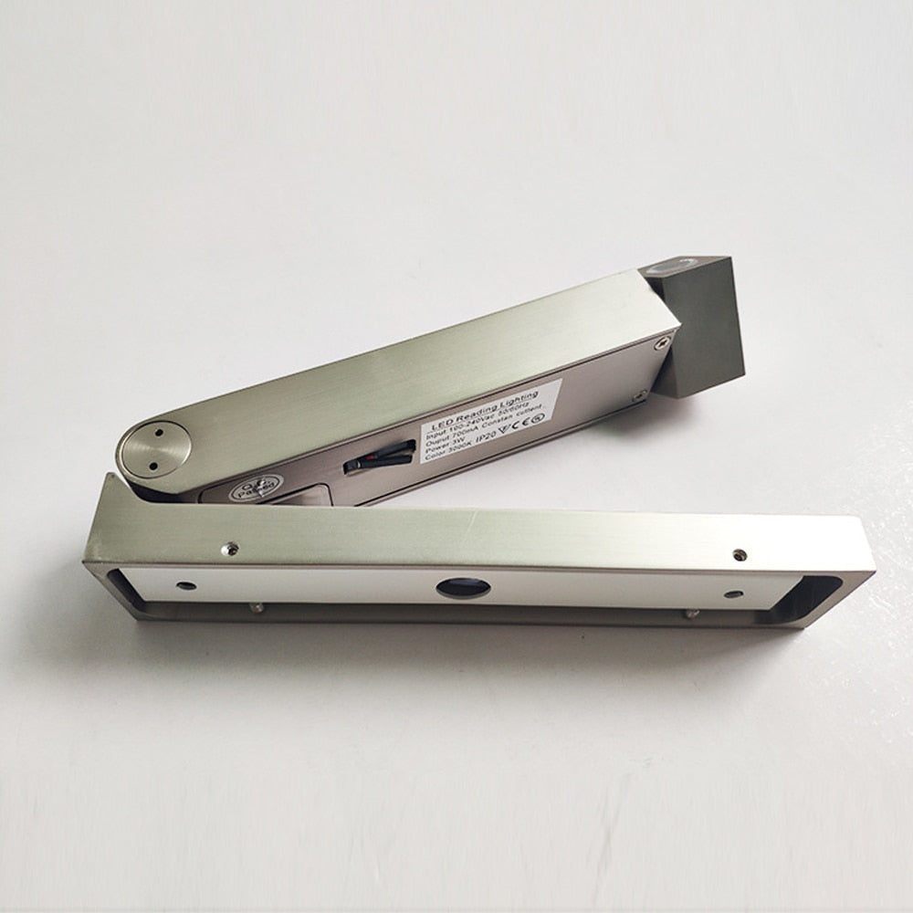 Adjustable metal LED wall light Masten - vue 6 sur 7