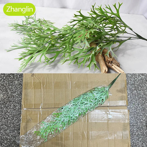 Artificial succulent plants for festive wall decoration