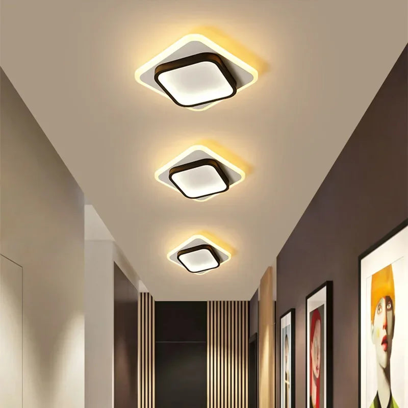 plafonnier led design moderne luminaire décoratif d'intérieur idéal - vue 6 sur 12