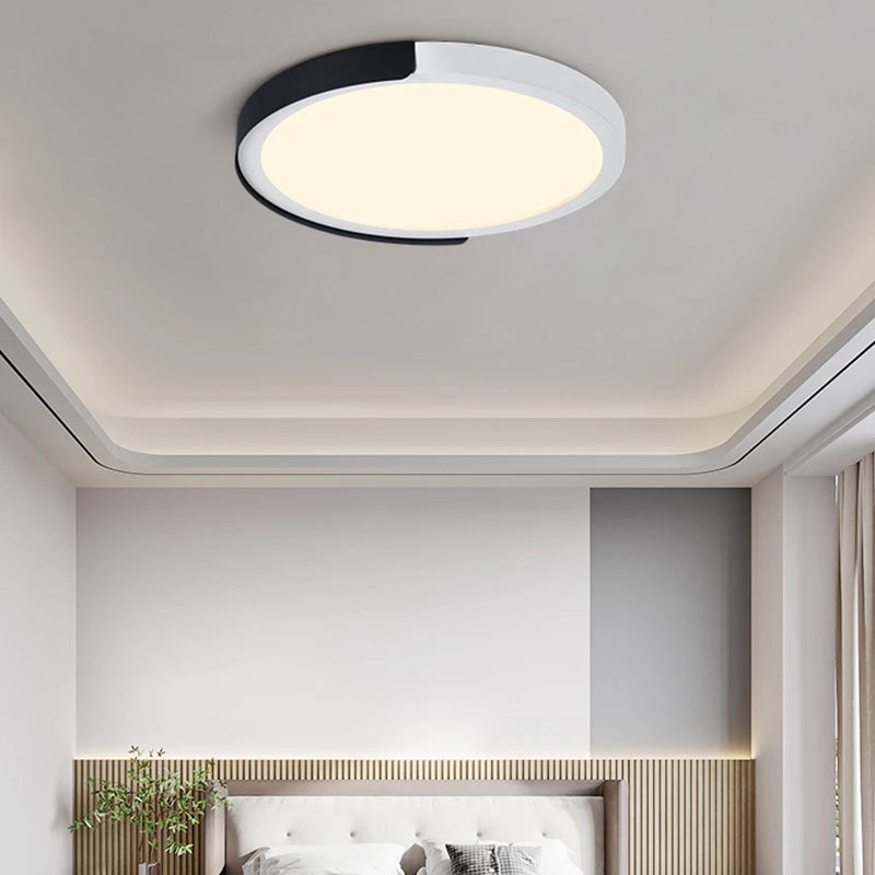 Simple LED three-proof round ceiling light for home
