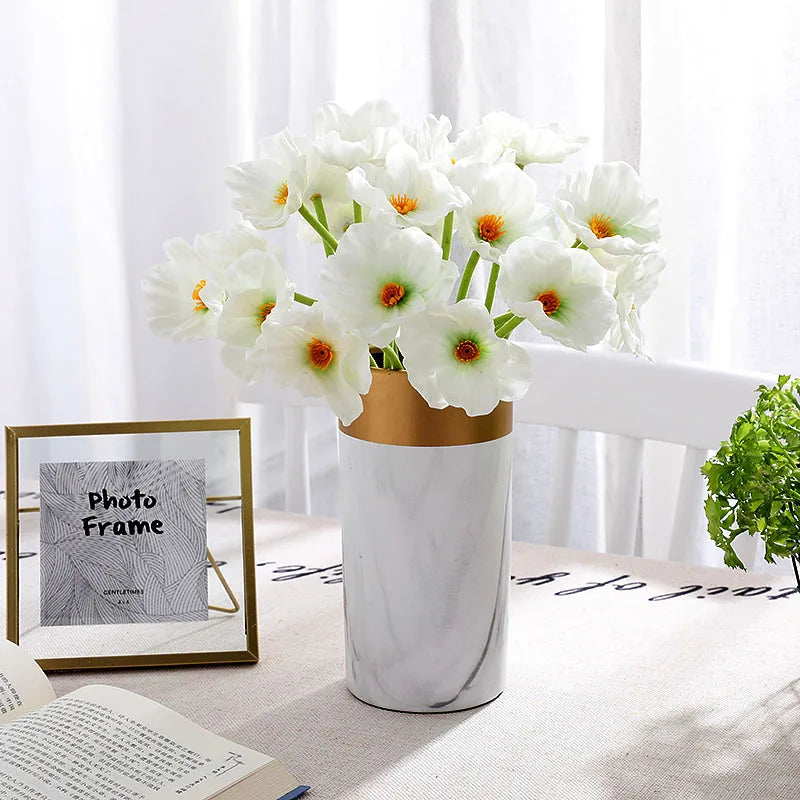 Artificial poppy flower for wedding and interior decoration - vue 5 sur 14