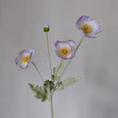 Artificial poppy flower bouquet for home, garden, and party decoration
