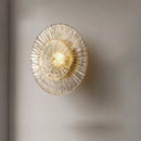 Post-modern glass wall light for interior decoration