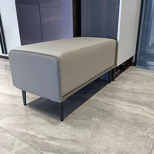 Italian leather stools for designer and modern interiors - vue 7 sur 16