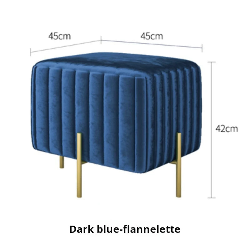 Nordic creative multifunctional velvet bench for living room and bedroom - vue 12 sur 16