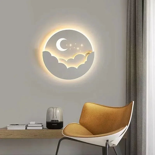 Modern LED wall light for decorative and ambient interiors - vue 3 sur 7