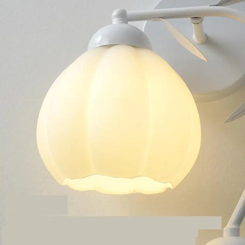Pumpkin-shaped wall light for indoor decor - vue 7 sur 11