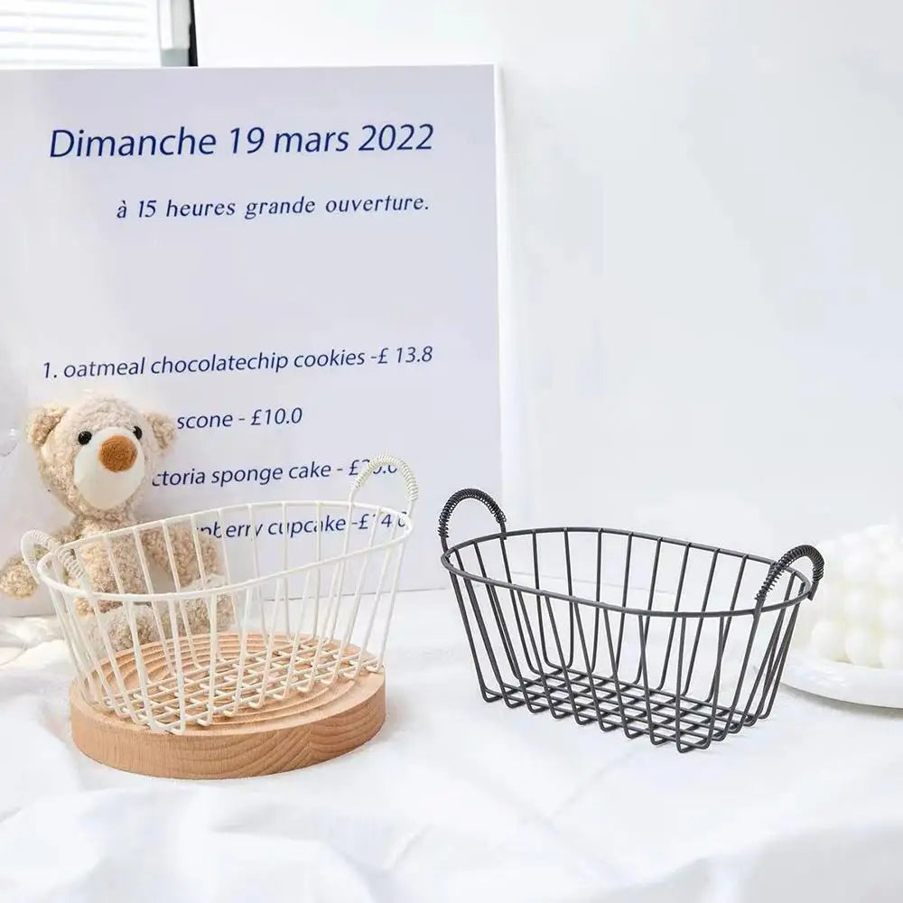 Wire baskets for storage and organisation
