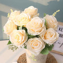 Artificial rose bouquet for weddings and home decor