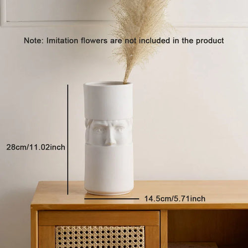 Greek ceramic vase human head for interior decoration - vue 9 sur 9