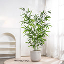 Artificial bamboo leaves for event and party decoration