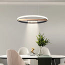 Modern round ring chandelier for indoor lighting