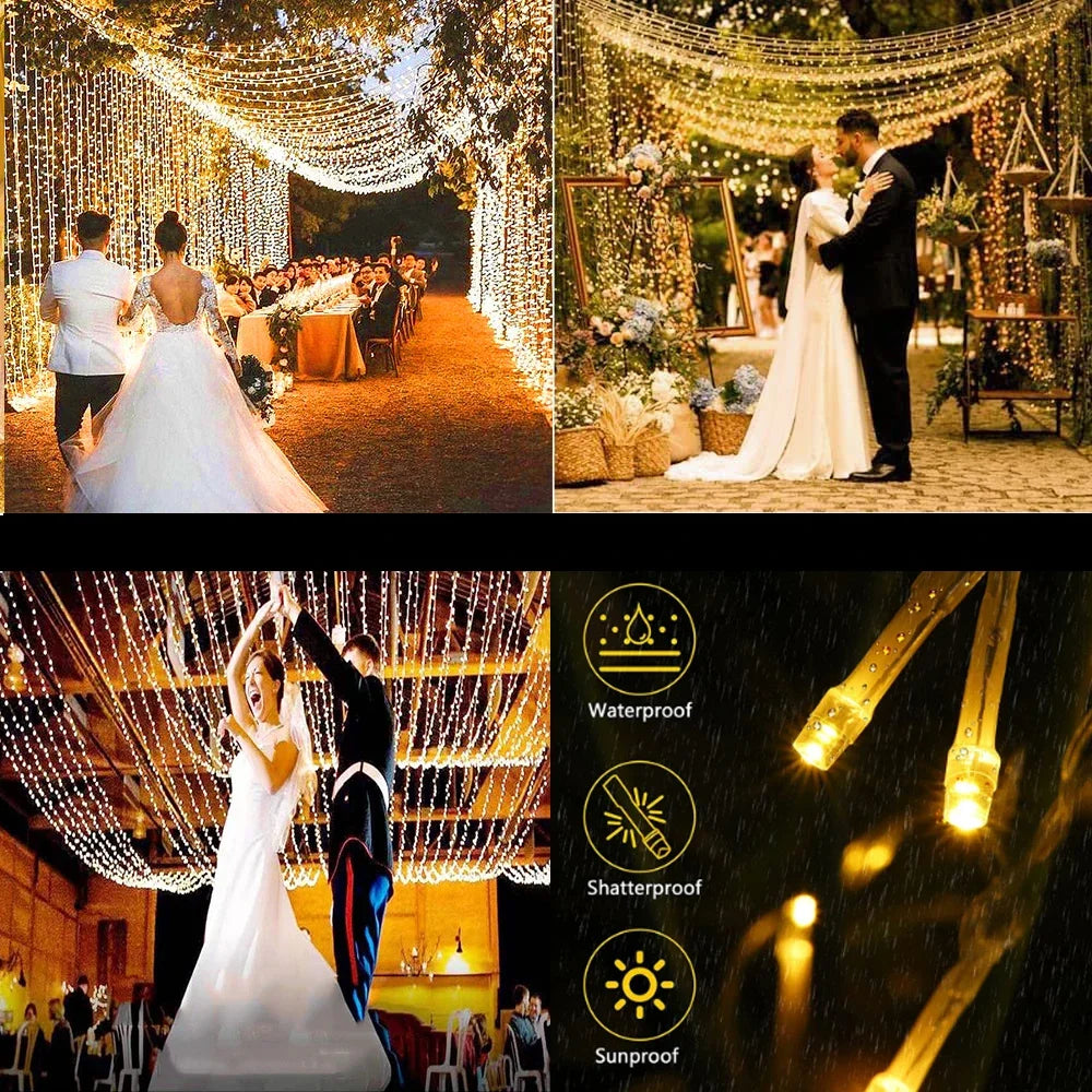 Waterproof LED string lights for indoor and outdoor decoration 2024 - vue 4 sur 12