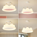 Romantic chandelier for modern little girl's bedroom