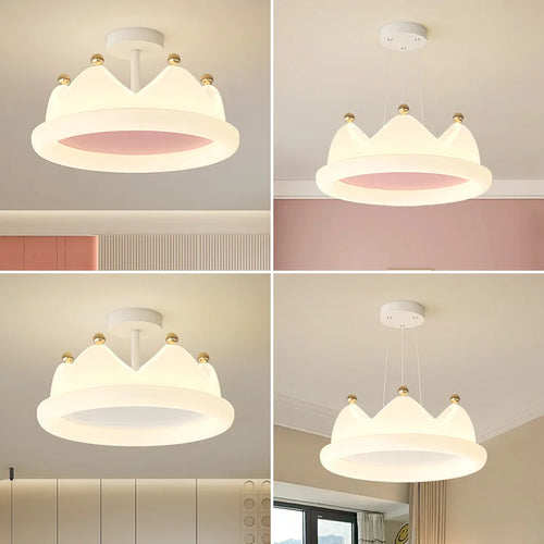 Romantic chandelier for modern little girl's bedroom - vue 7 sur 10
