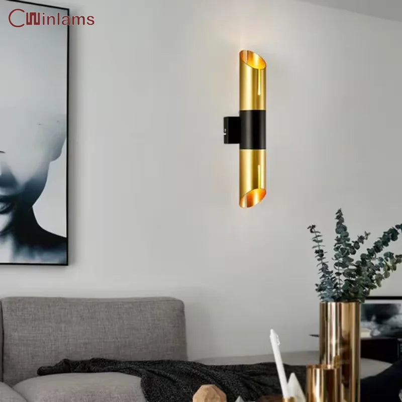 Nordic modern double head decorative wall light