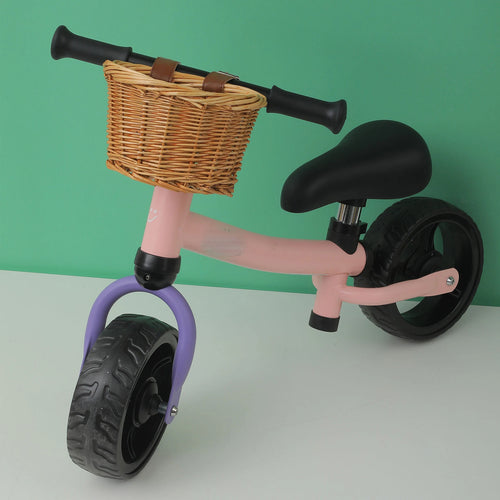 woven wicker basket for children's bike and scooter, durable, waterproof - vue 8 sur 8