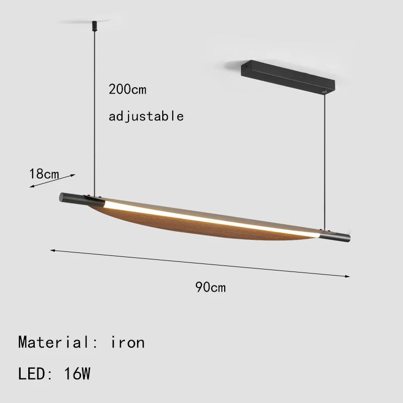 Minimalist metal chandelier with adjustable wires for bar and shop - vue 8 sur 8