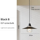Original umbrella-shaped pendant light with colourful design for interior decoration