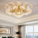 Nordic crystal ceiling light for modern elegant lighting