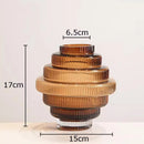 glass vase for hydroponic flowers modern and original decoration
