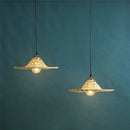 Handmade art chandelier in natural bamboo Chinese style LED