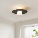 Modern LED ceiling light for hallway, corridor, lounge, dining room, kitchen, bedroom – black or white