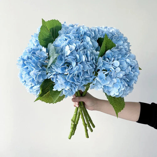 Artificial hydrangea flowers for wedding decoration and floral arrangements - vue 3 sur 17