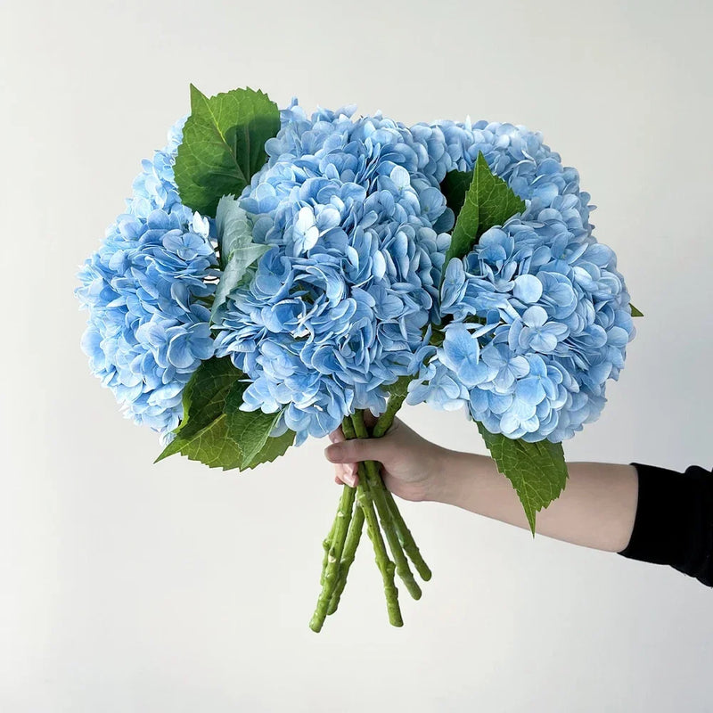 Artificial hydrangea flowers for wedding decoration and floral arrangements
