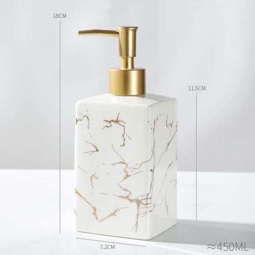 ceramic bottle for disinfectant and shower gel - vue 17 sur 26