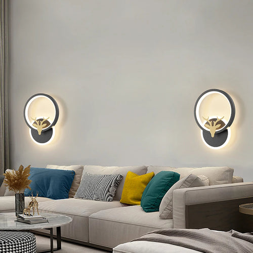 Modern minimalist wall light for hallways and stairs - vue 5 sur 12
