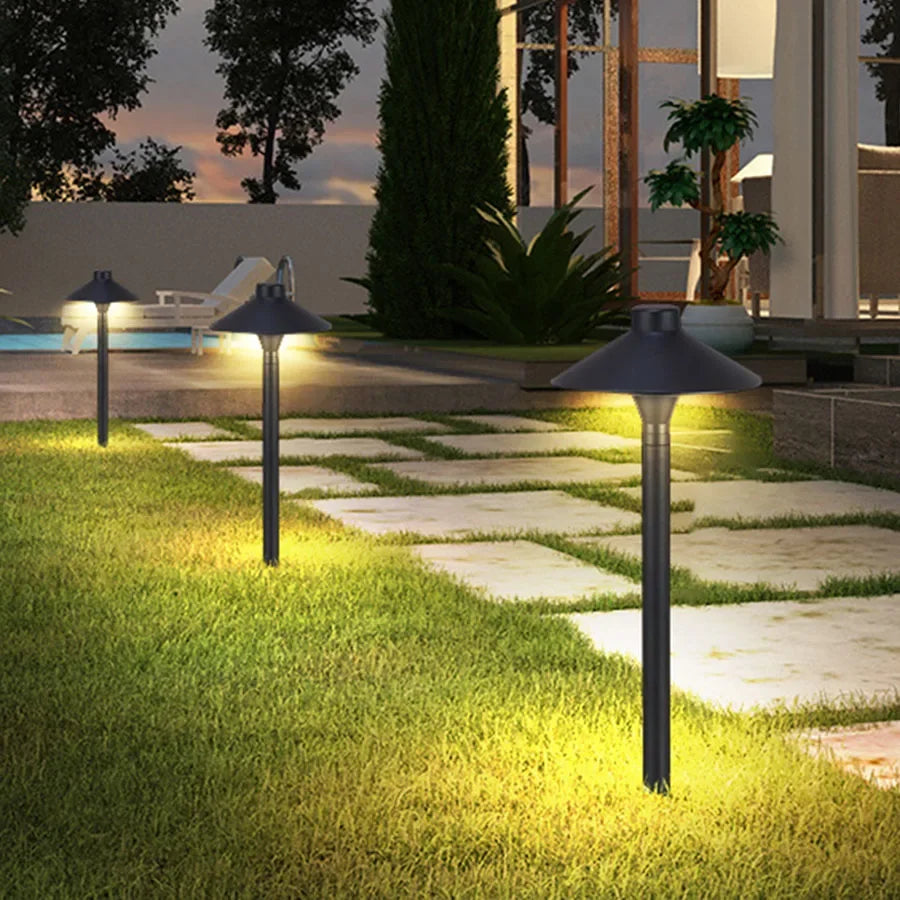 Waterproof outdoor LED light for garden and lawn
