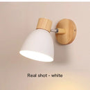 Modern wooden wall light for nordic decorative lighting