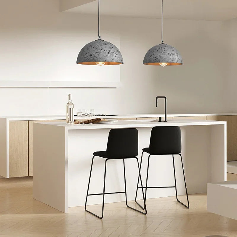 Modern minimalist wabi-sabi decorative pendant light for interiors