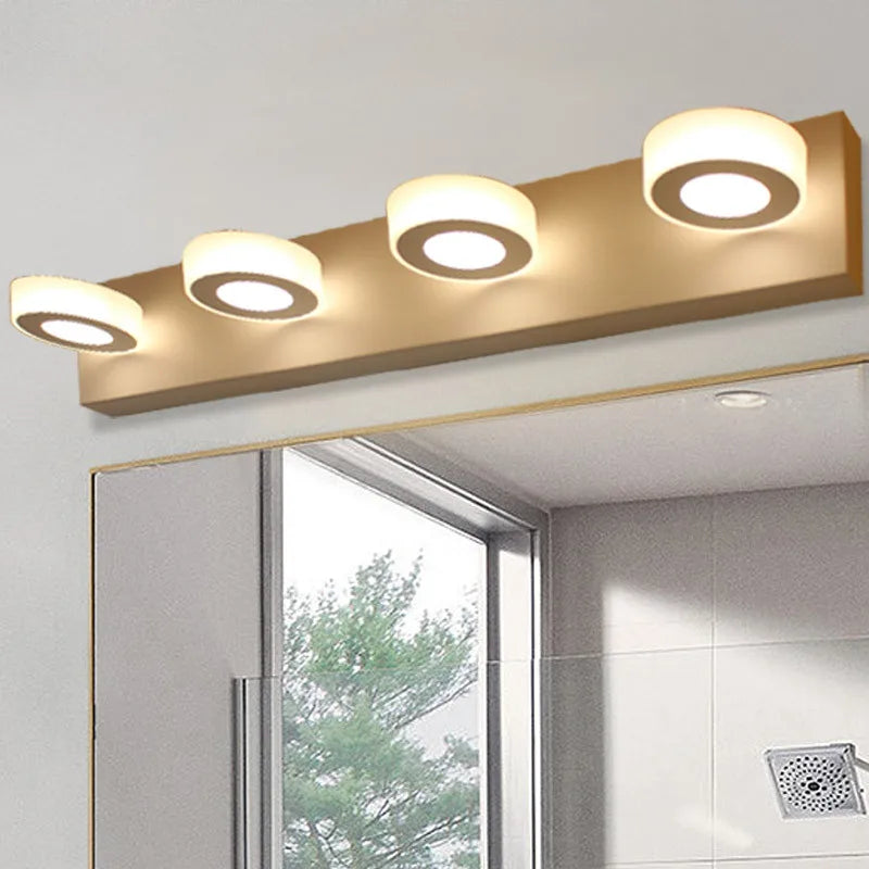 Modern LED wall light for mirror and decorative lighting