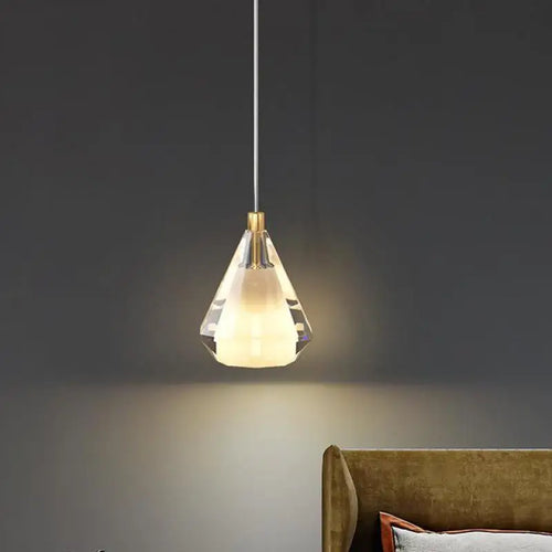 Antique copper crystal chandelier with luxurious modern design - vue 3 sur 8
