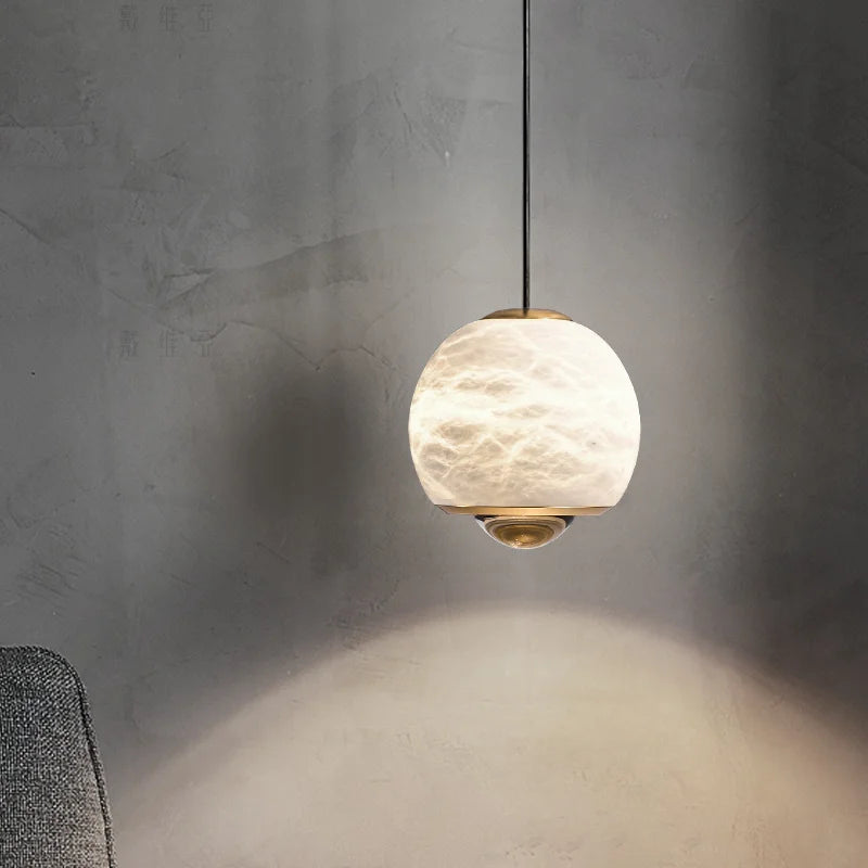 Modern marble chandelier for elegant interior decor