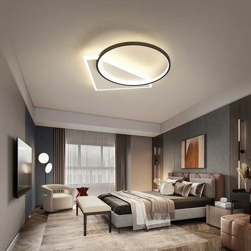Modern LED ceiling light for elegant interior decoration - vue 5 sur 14