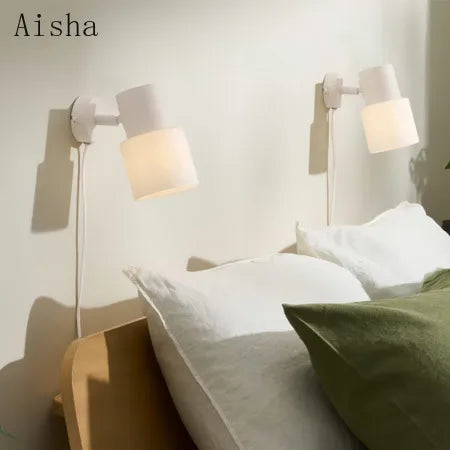 Nordic macaron wall light warm and modern interior decor - vue 2 sur 10