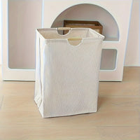large capacity foldable storage basket with handle
