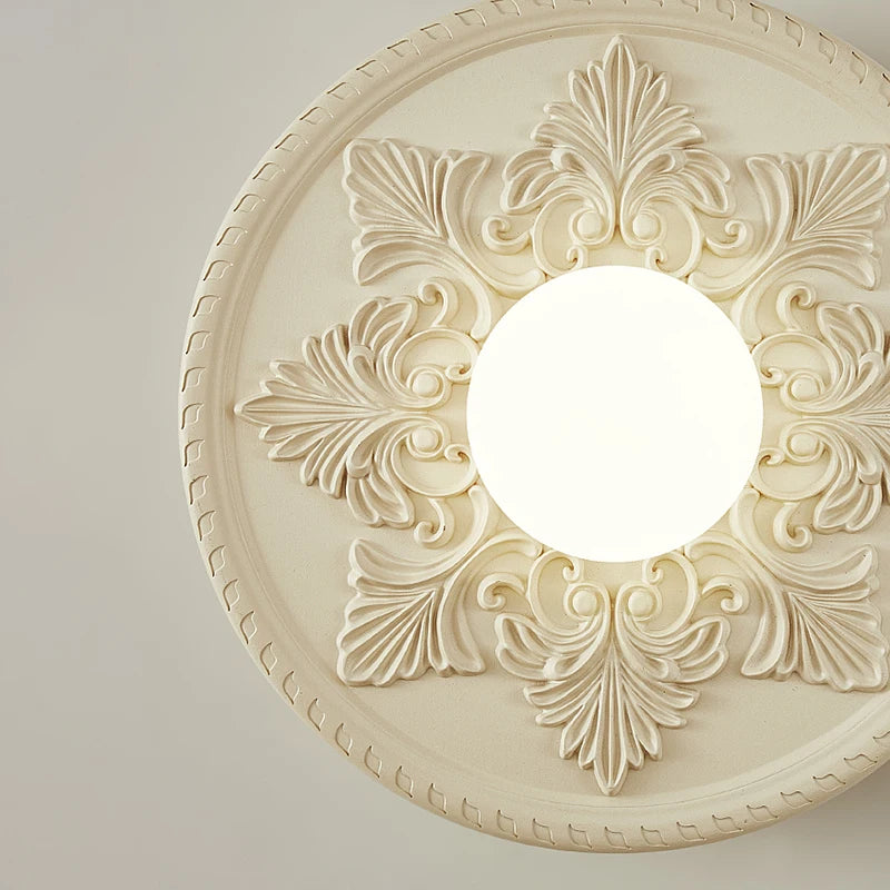 French carved wall light classic decorative lighting - vue 3 sur 7
