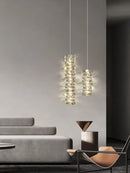 Modern lightweight crystal chandelier for elegant and contemporary interiors